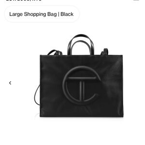 Telfar Classic Black Tote Bag